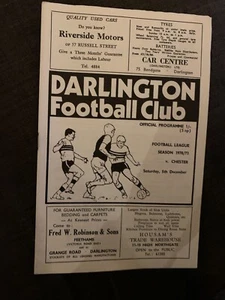 1970 Darlington V Chester Football Programme - Picture 1 of 3
