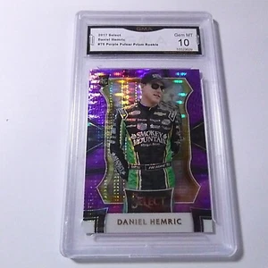 DANIEL HEMRIC 2017 SELECT PURPLE PULSAR PRIZM ROOKIE RC # 75 GRADO 10 L@@K - Foto 1 di 2