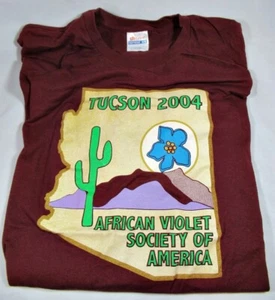 AV #05 Camiseta Violeta Africana, SS, Mezcla de Algodón, Borgoña Talla 3XL (54-56) - Imagen 1 de 3