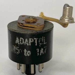 Vintage Adaptol No. 1 Radio Tube Socket Adapter 1R5 Tube to 1A7 Tube (b) - Picture 1 of 4