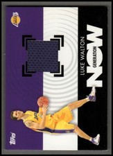 2007-08 Topps Generation Now Relics #GNRLW Luke Walton JERSEY Lakers - NM-MT