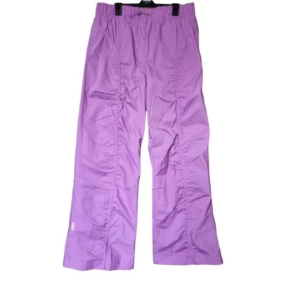 Брюки карго Nike сиреневые с рюшами широкие штанины. Размер xl Великобритании 14/16 Bnwt - ретро  - Изображение 1 из 4