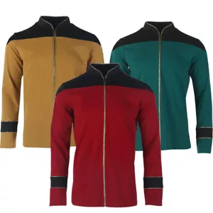Para The Next Generation Admiral Uniforms TNG Rojo Oro Azul Chaqueta Disfraces para Hombre - Imagen 1 de 14