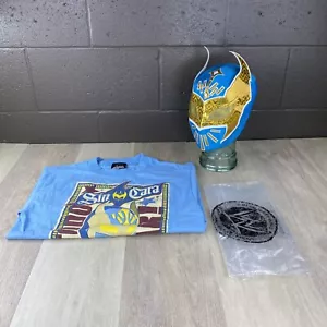 Máscara de lucha libre WWE Sin Cara Lucha Máscara libre y camiseta - Bolsa de eventos de la WWE - Imagen 1 de 8