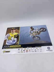 Poster firmato Jason Anderson #21 Rockstar Husqvarna - Foto 1 di 7