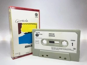 Genesis ABACAB Cassette **SCARCE W. GERMAN ISSUE 1981** RED CASE/VERTIGO SWIRL - Picture 1 of 9