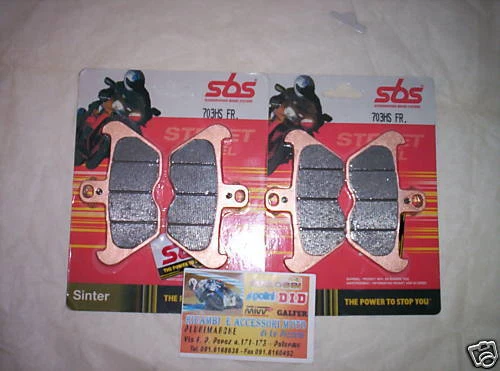 2 CP PASTIGLIE ANTERIORI SBS SINTER SUZUKI INTRUDER 800 Foto 1 de 1
