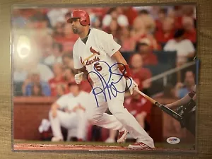 Albert Pujols Signed Autographed 11x14 Photo St. Louis Cardinals PSA/DNA COA - Picture 1 of 1