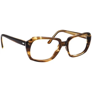 American Optical Vintage Eyeglasses Red Dot Screw Brown Frame USA 54[]20 140 - Picture 1 of 7