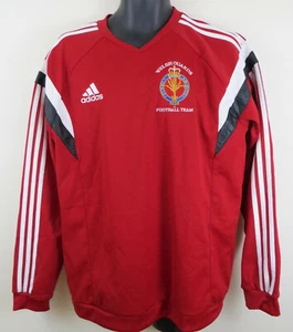 Adidas Welsh Guards Fußballteam Pullover Shirt Training rot Herren groß L - Bild 1 von 6