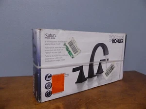 Kohler R78039-4D-BL Katun breite Waschtischarmatur mattschwarze Oberfläche - Bild 1 von 8