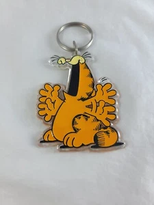 Enesco Garfield the Cat Jim Davis Portachiavi in plastica dura vintage - Foto 1 di 3
