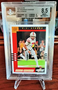 2023 SCORE '03 THROBACK ROOKIES #2 CJ STROUD (BGS GRADED 8.5) ROOKIE - Bild 1 von 2