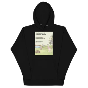 Australian Wildlife: Cute, Cuddly, Probably Murderous – Unisex Hoodie - Picture 1 of 9