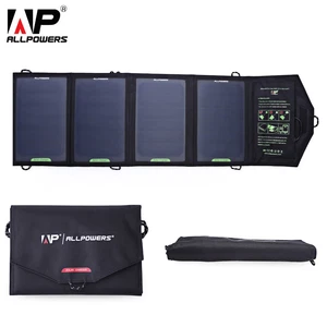 Folding Sunpower 18W5V 4 folded Solar Panel Solar charger for laptop ,phone - Picture 1 of 8