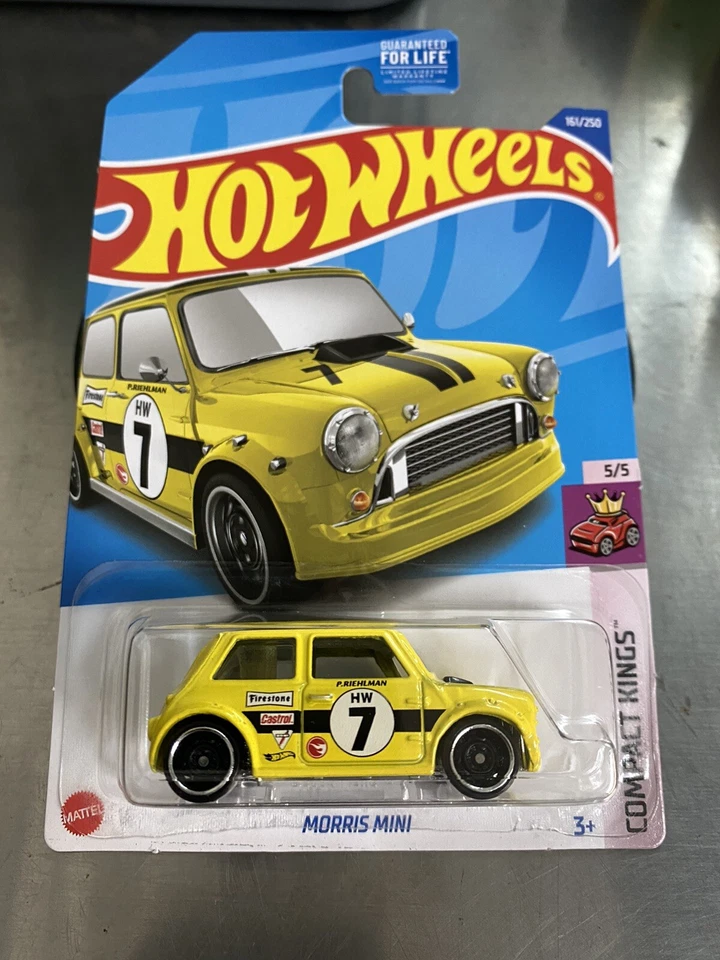 2022 Hot Wheels Yellow Morris Mini Treasure Hunt | Compact Kings - Image 1 of 1