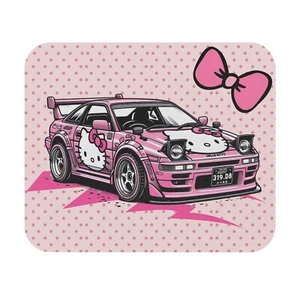 Hello Kitty Mouse Pad Desk Accessory, 90s Car Gamer Girl Pink Mouse Pad - Picture 1 of 5
