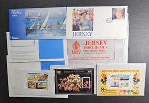 Jersey Stamp, Covers, Souvenir Sheet, & Philatelic LOT (Details in Description) - Picture 1 of 10