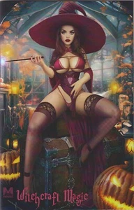 Casa M Peyton Azul #1 - Magia de Brujería Bonita Variante Cromada Halloween - Casi Nuevo+ - Imagen 1 de 2