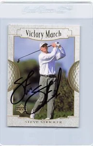 2001 Upper Deck Golf #142 Steve Strucjer Signed Auto *J8880 - Picture 1 of 2