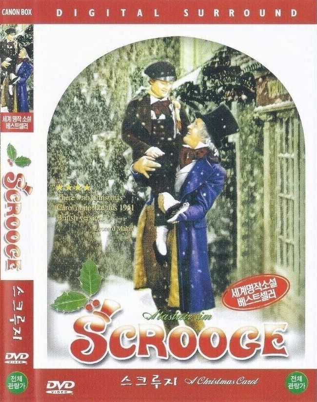 A Christmas Carol: Scrooge (1951) Alastair Sim  [DVD] FAST SHIPPING Foto 1 de 3