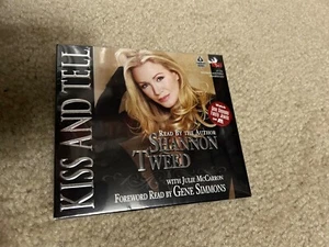 SHANNON TWEED Kiss and Tell AUDIOBOOK w/ Gene Simmons CDs audio book - Imagen 1 de 4