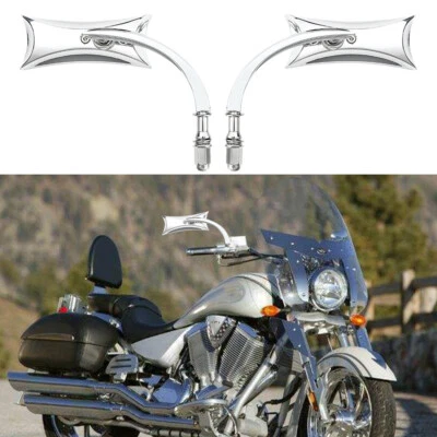 Espejos retrovisores laterales cromados para motocicleta Victory Vegas Kingpin8-Ball Jackpot Foto 1 de 4