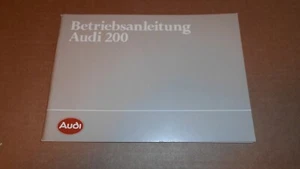 Betriebsanleitung Audi 200 Bj. 1984 neu - Bild 1 von 3