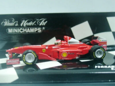 WOW ESTREMAMENTE RARO Ferrari F300 #4 Irvine 3rd Silverstone 1998 1:64 Minichamps - Immagine 1 di 4