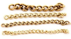 14 feet SOLID BRASS CHAIN - 13 Gauge - 2.34 mm - Heavy Duty (5237) - Picture 1 of 5