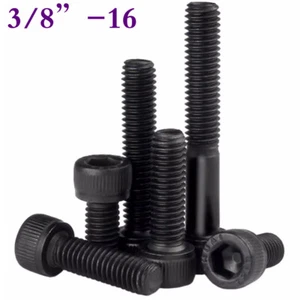 3/8" UNC Socket Cap Head Screws Allen Hex Bolts High Tensile 12.9 Alloy Steel - Picture 1 of 13