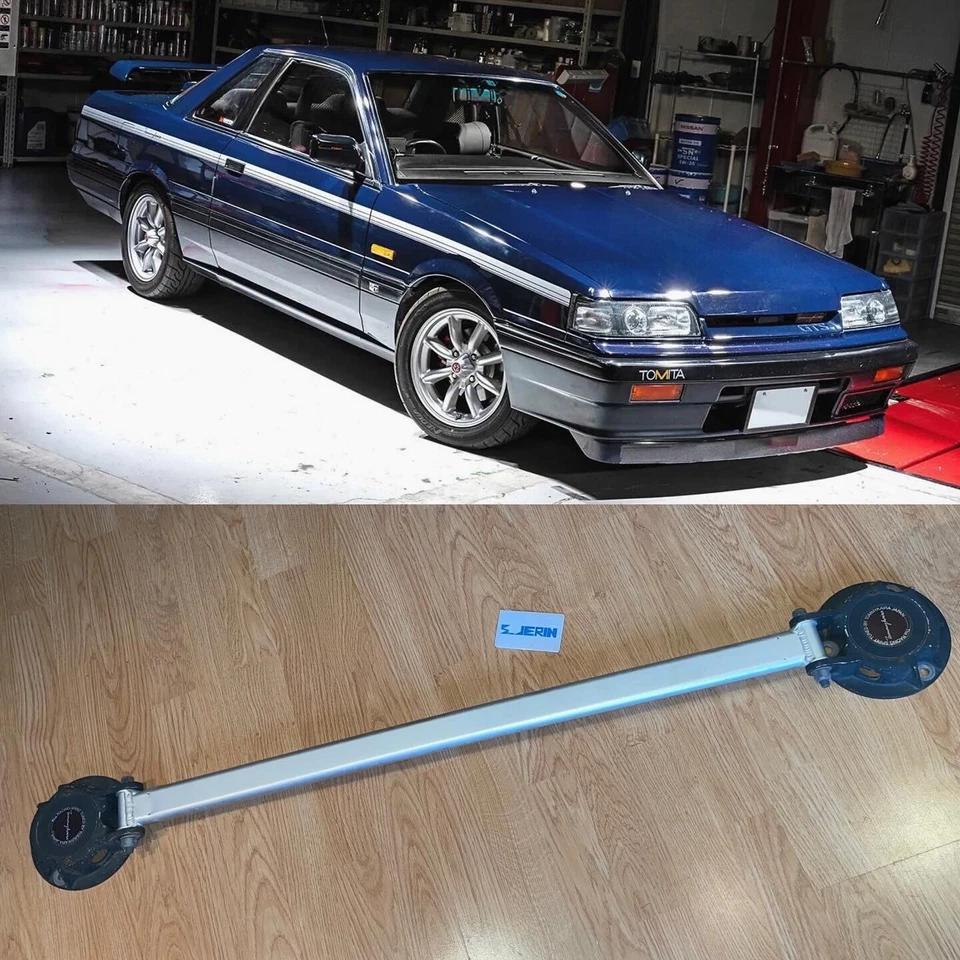 Soporte de barra de torre de puntal Tommykaira Tommy Kaira para Nissan Skyline R31 GTSR NISMO Foto 1 de 4