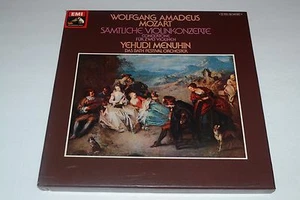 Wolfgang Amadeus Mozart~Sämtliche Violinkonzerte~Yehudi Menuhin~4 LP~FAST SHIP - Imagen 1 de 5