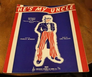 Partituras He's My Uncle ~ Newman/Pollack ~ 1940 BVC - Imagen 1 de 1