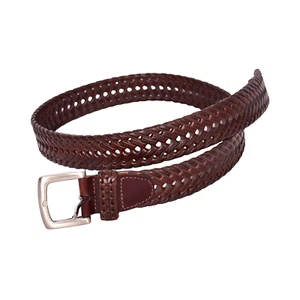 Women's Braided Brown Belt 36" - Picture 1 of 6