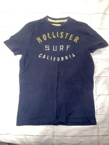 Mens Large Hollister Navy T-Shirt - Picture 1 of 3