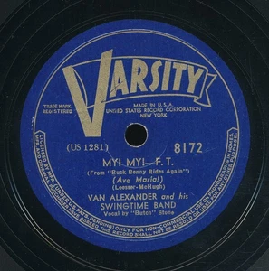 78tk-dance-VARSITY 8172-Van Alexander-(My My/Say it) - Imagen 1 de 2