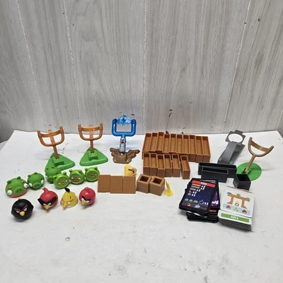 Mattel Angry Birds Space Game Knock On Wood Game Lot 2010 2012 Parts - Image 1 of 4