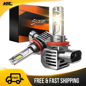 H11 H8 H9 Bulbs 33000 Lumens Warm White Wireless Fog Light Bulbs 2PCS - Picture 1 of 8