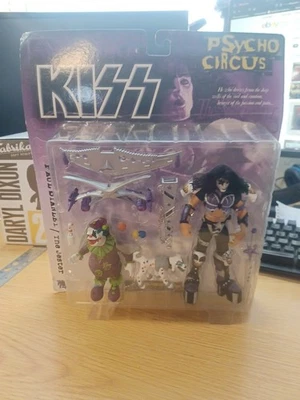 Figura de acción 1998 KISS Paul Stanley Psycho Circus Jester McFarlane Toy Nuevo en caja Foto 1 de 4