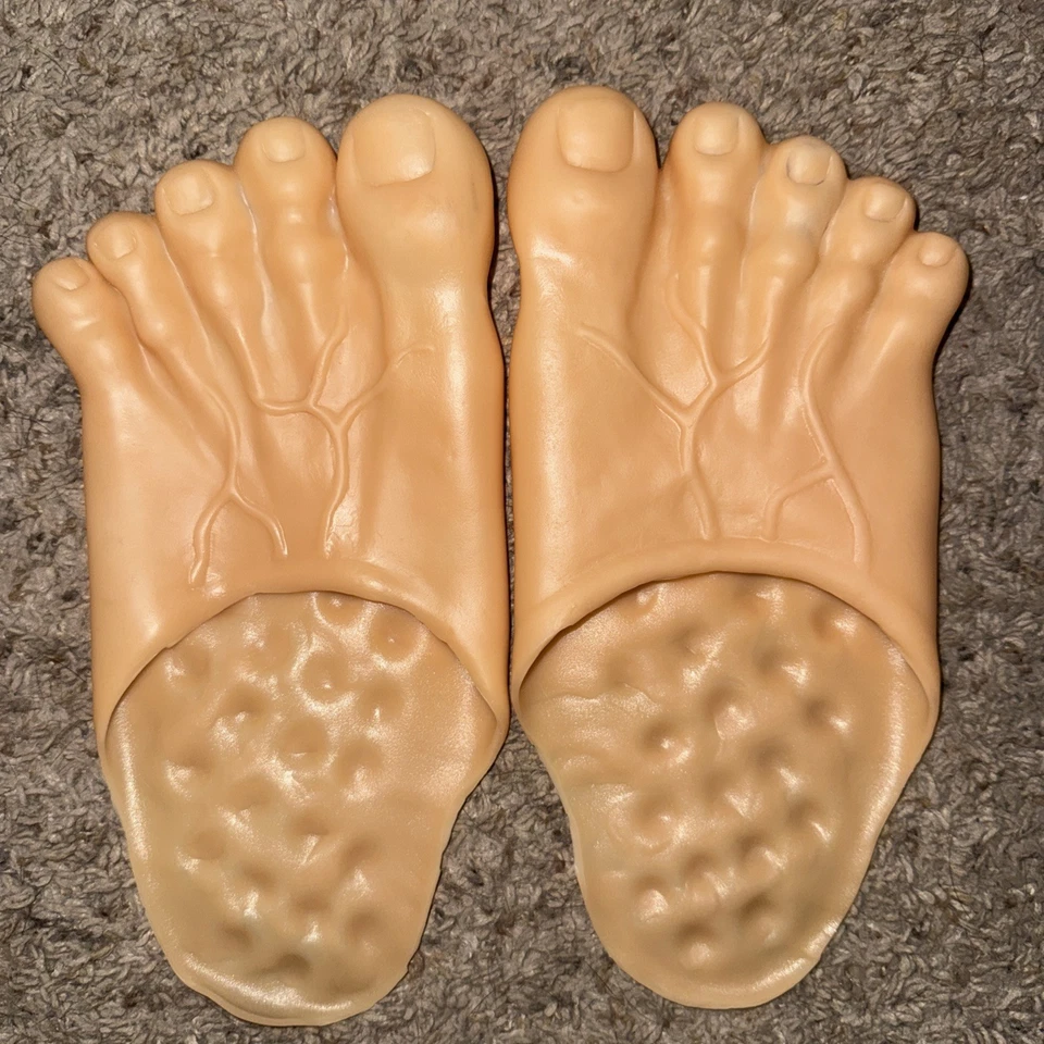 Divertido Disfraz de Hulk Descalzo Pie Grande Zapatilla Sandalia Juegos con disfraces Zapato Foto 1 de 4