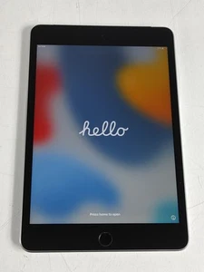 Apple iPad Mini 4th Gen A1550 128 GB iOS 15.8.4 Space Gray ( Wi-Fi + 4G ) - Picture 1 of 8