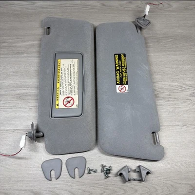 Juego de pares de parasol izquierdo derecho Lexus RX300 1999-2003 Homelink gris iluminado OEM Foto 1 de 4