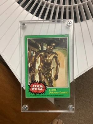 1977 TOPPS STAR WARS #207 C-3PO (Anthony Daniels) “Golden Rod” Error Card Rare - Image 1 of 4