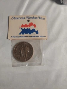 Moneta gettone commercio treno libertà americano viaggio bicentenario 1776 - 1976, NUOVO - Foto 1 di 3