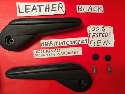 ✅Juego reposabrazos asiento delantero Dodge Caravan 2011-2020 fabricante de equipos originales cuero conductor/pasajero negro Foto 1 de 4