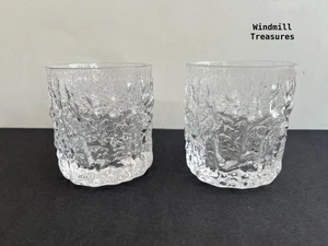 PAAR VINTAGE WHITEFRIARS GLACIER WHISKEY GLÄSER - SUPER ZUSTAND - Bild 1 von 7