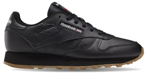 UK Größe 5 - Reebok Classic COMFY Turnschuhe LEDER SCHWARZ Gummisohle - Bild 1 von 9