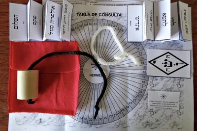 Pendulo hebreo (Metutelet) con Etiquetas  - Image 1 of 4