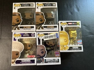 Funko Pop! Konvolut 5 Figuren: Neu Shuri Ramonda M’Bakux 2 Praastful Loki - Bild 1 von 6
